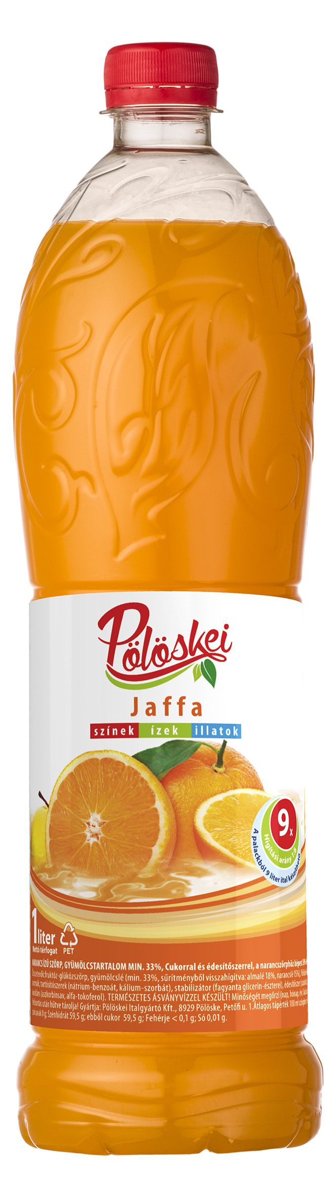 Pölöskei JAFFA/Narancs ízű szörp 50% 1L